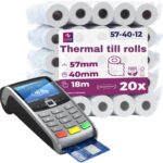 papel térmico LYNNE PAYMENT SOLUTIONS 57 mm