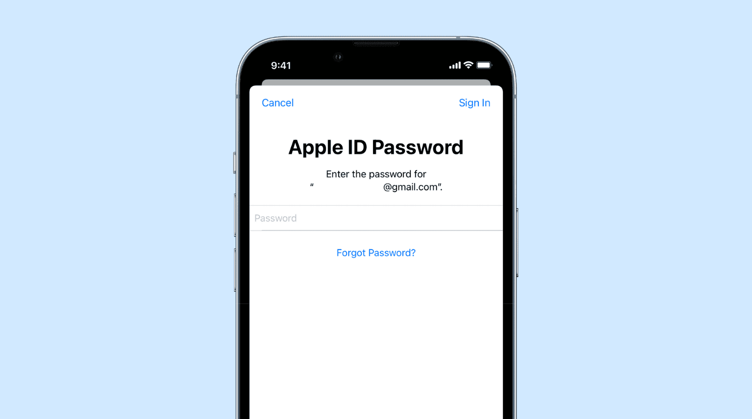 ID de Apple Contraseña iPhone