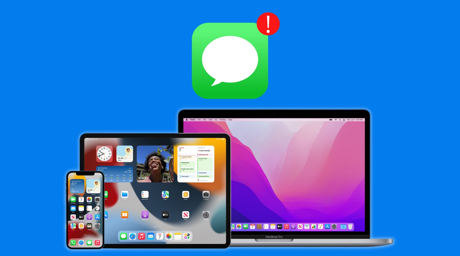 Arreglar iMessage que no se sincroniza entre iPhone, iPad y Mac